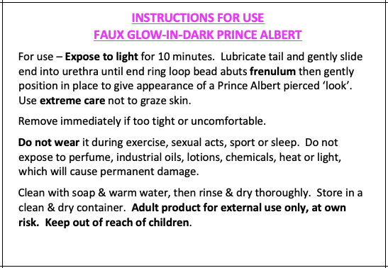 Faux PA - Pink Glow